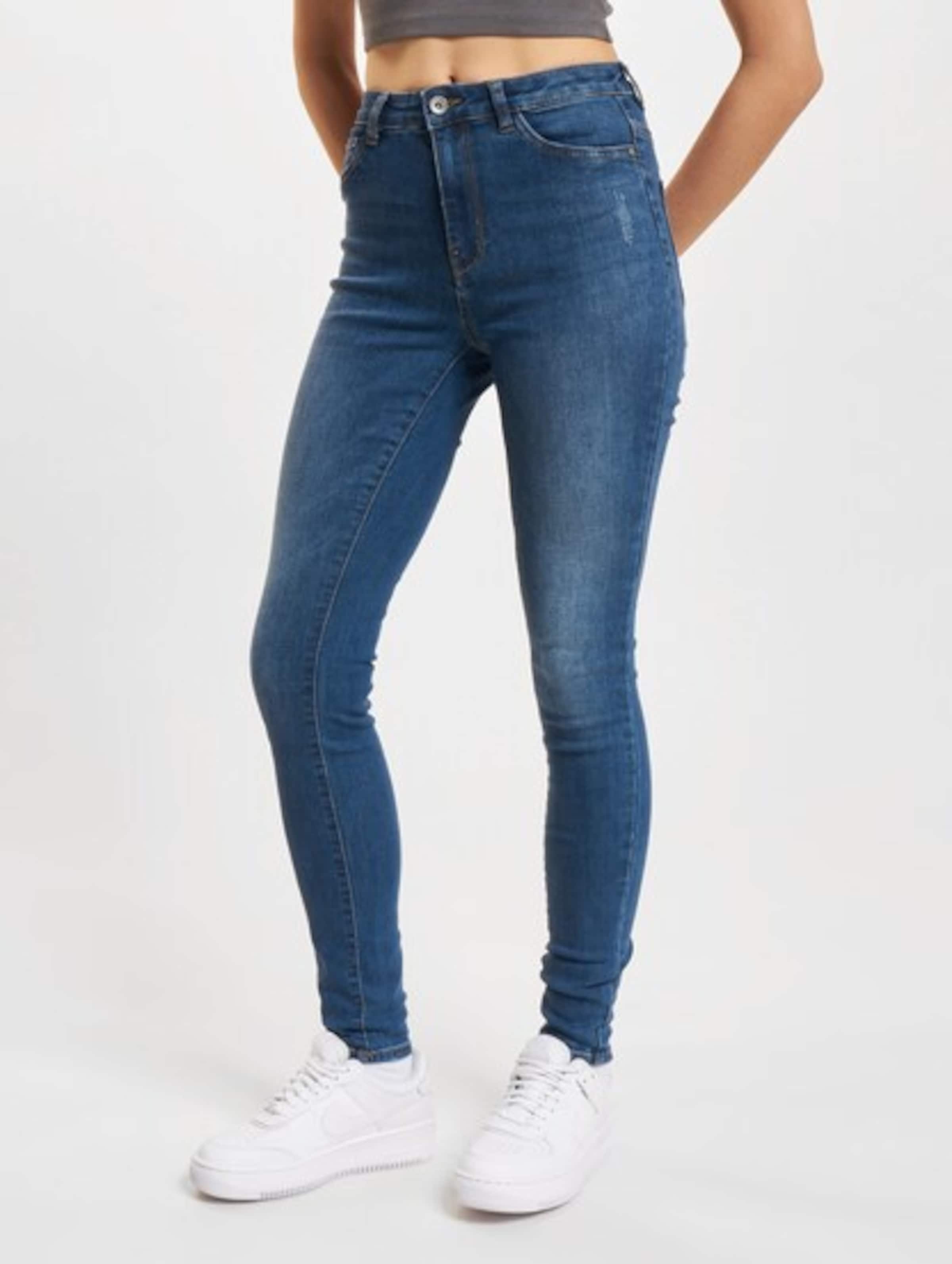 Only Rose High Waist Gua192 Skinny Jeans Frauen,Unisex op kleur blauw, Maat XXL_L_34