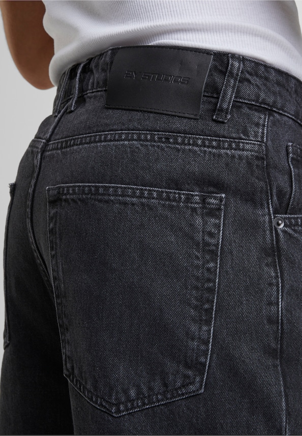 Adrik Basic Baggy Jeans-6