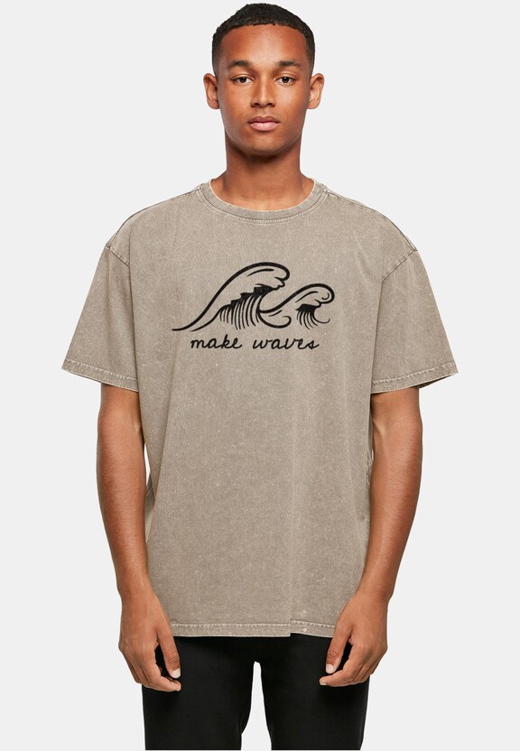 Summer - Make waves Acid Washed Oversize -0
