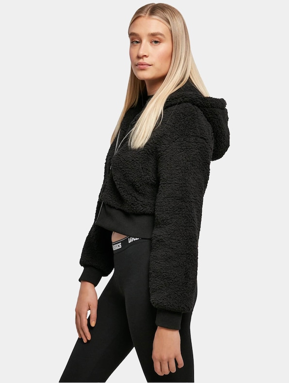 Ladies Short Oversized Sherpa-2