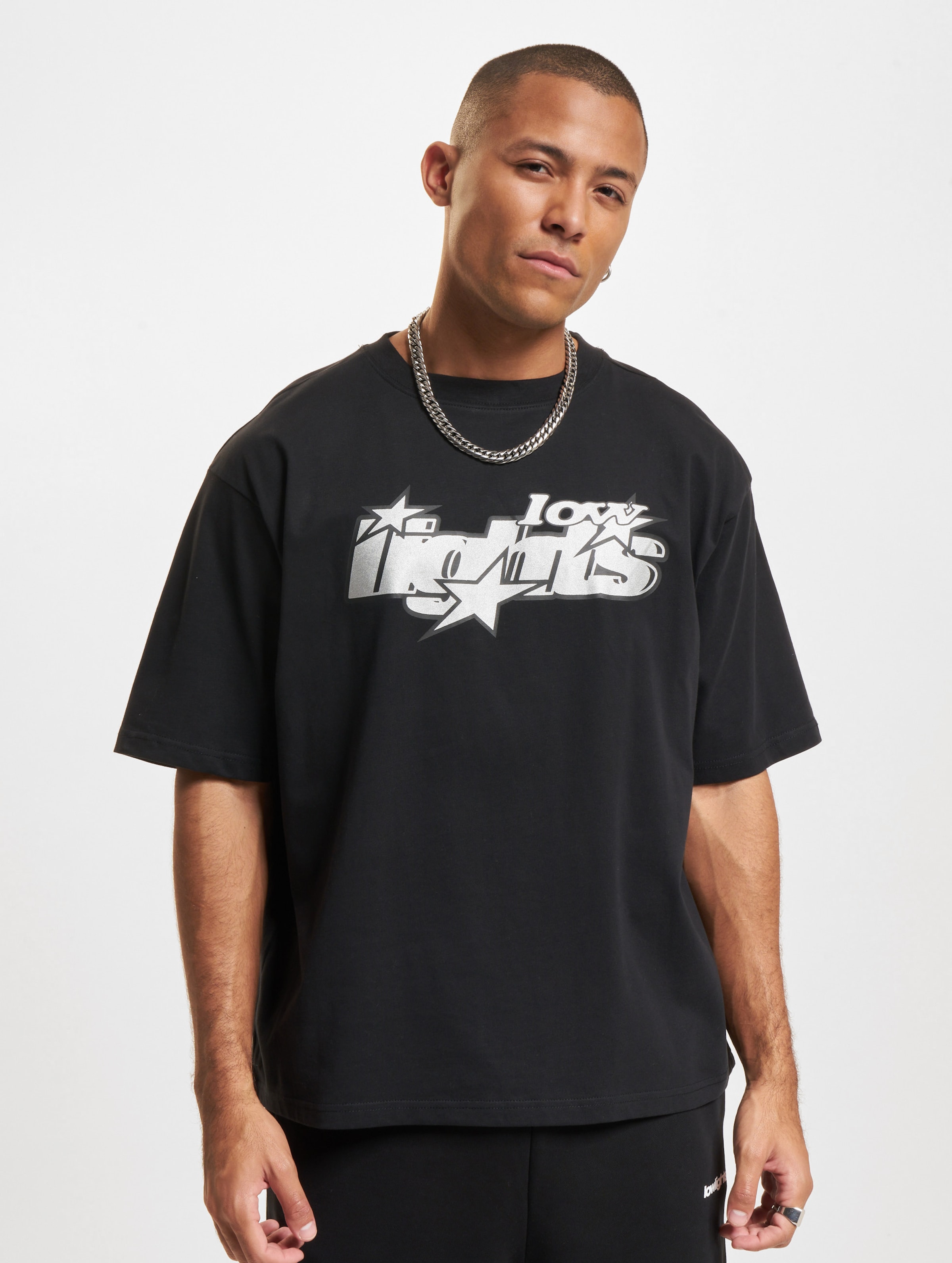 Low Lights Studios Lucky 7 T-Shirt Männer,Unisex op kleur zwart, Maat XL