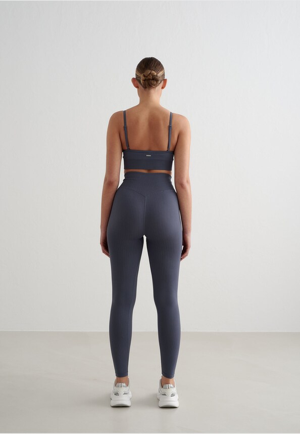 Ribbed Seamless Tights-5