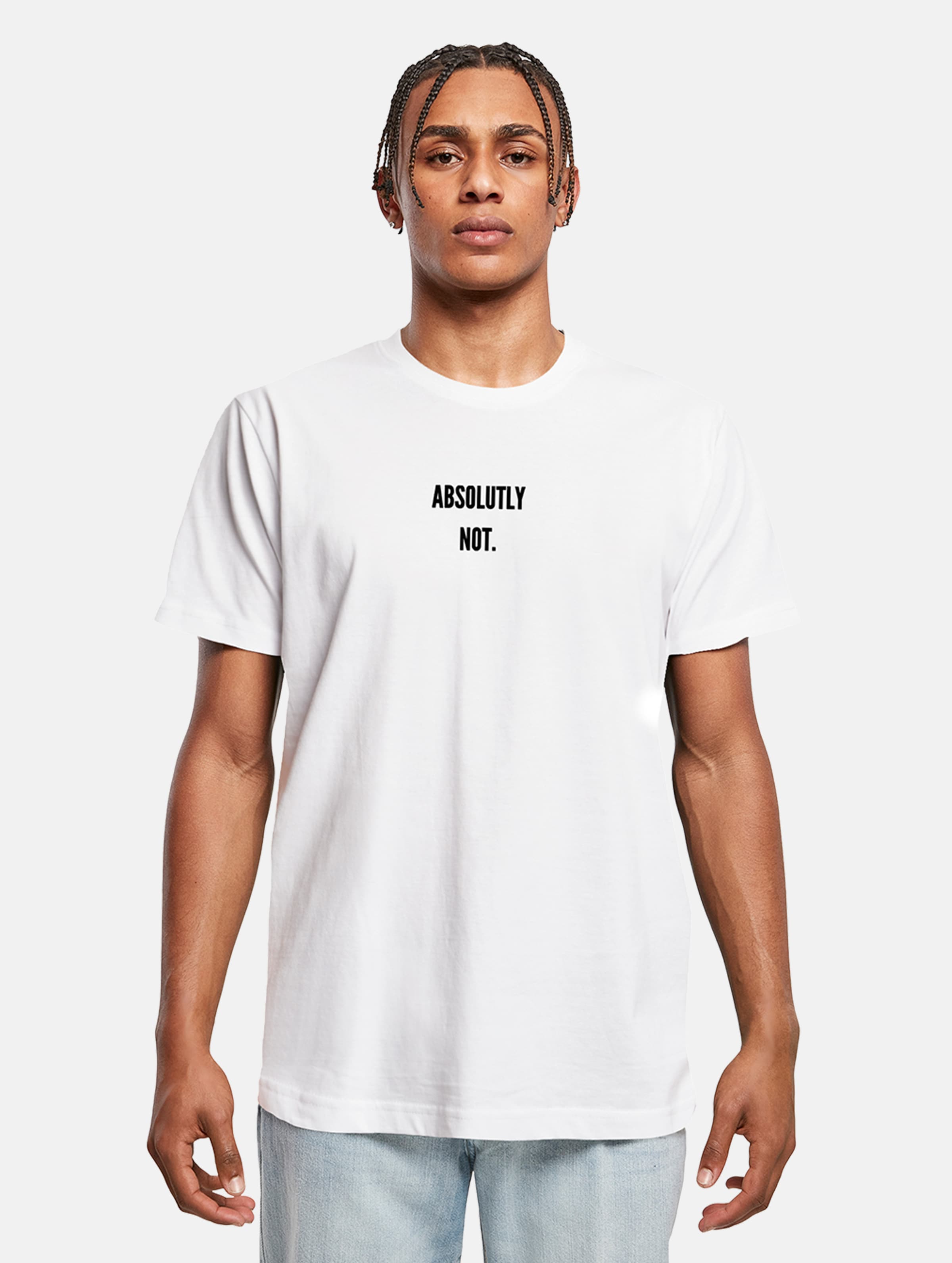 Mister Tee - Absolutely Not Heren Tshirt - XXL - Wit