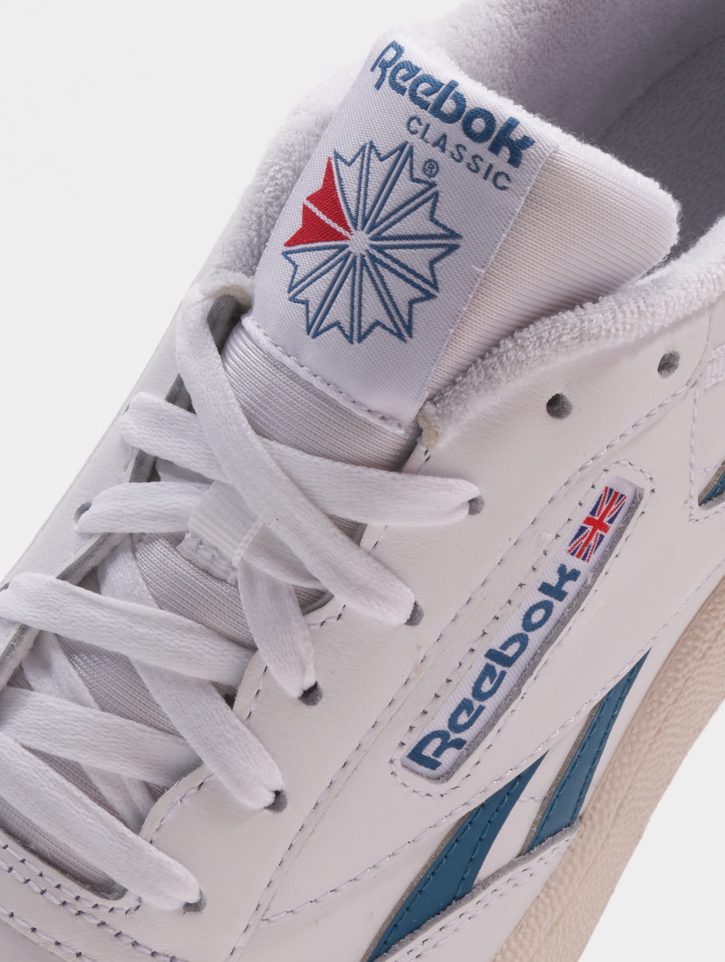 Reebok club c 85 vintage sale white royal & tin grey