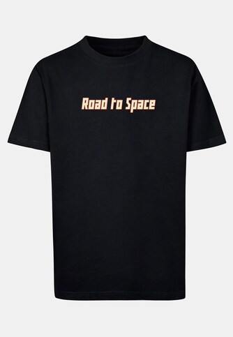 Road To Space Text Kids Basic Tee