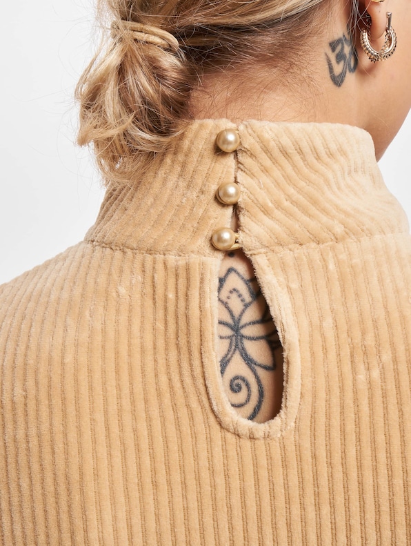 Small Signature Corduroy Ls Turtle Neck -4