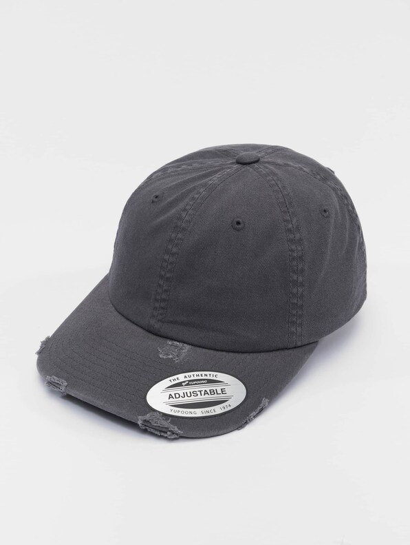 Flexfit Low Profile Destroyed Cap Dark-0