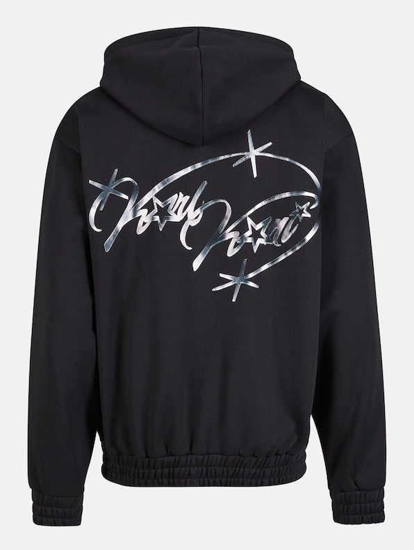 Karl Kani Authentic Star Logo Oversized Full Zip Hoodies-4