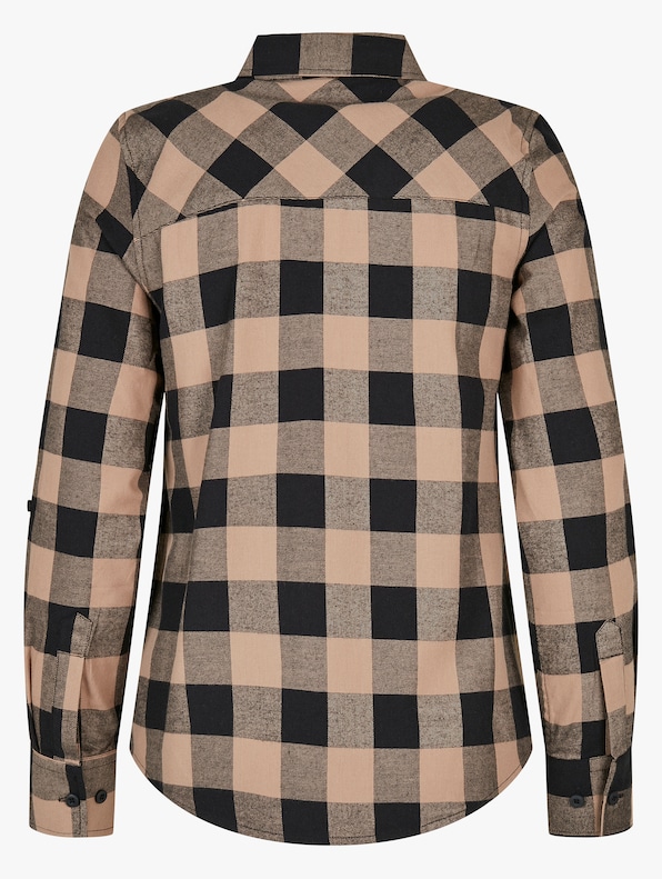 Ladies Turnup Checked Flanell -5