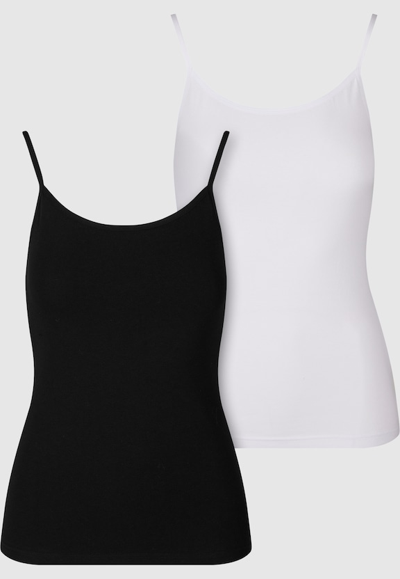 Ladies Basic Tank Top Cotton  2-Pack-7