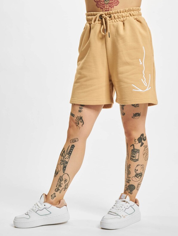 KK Signature Loose Fit Sweat Shorts-2