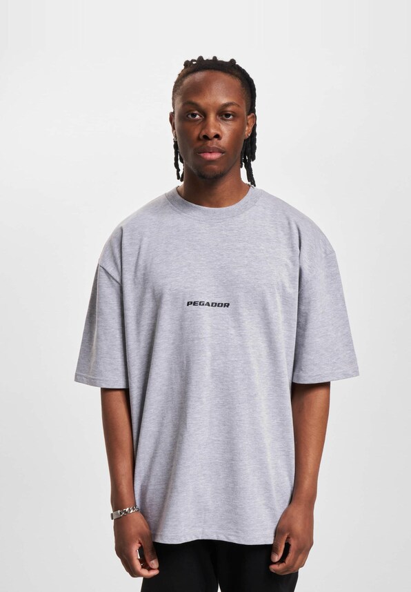 PEGADOR Colne Logo Oversized T-Shirts-2