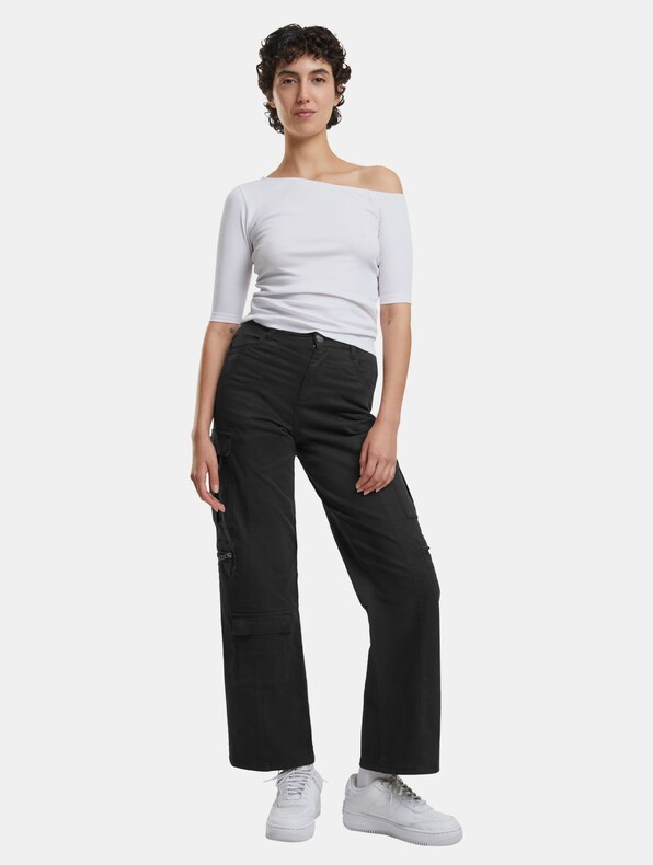 Ladies Loose Utility Stretch Twill -3