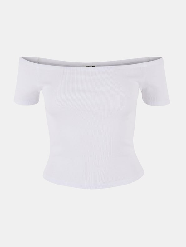 Ladies Organic Off Shoulder Rib 2 Pack-4