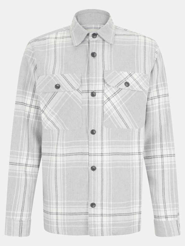 Raymond Melange Check Ls Overshirt-5