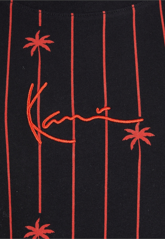 Signature Palm Pinstripe T-Shirt Junior-2