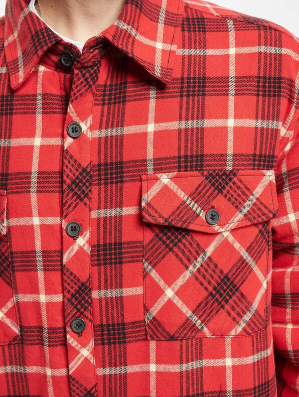 Plaid Quilted Shirt-3