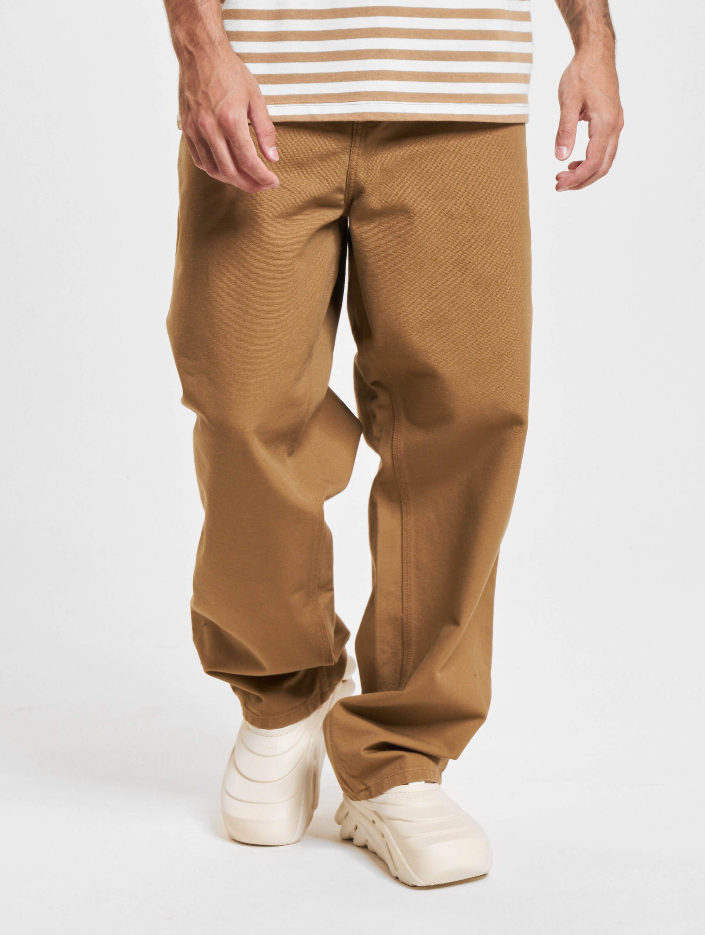 Carhartt WIP Single Knee Hose Männer,Unisex op kleur bruin, Maat 3832