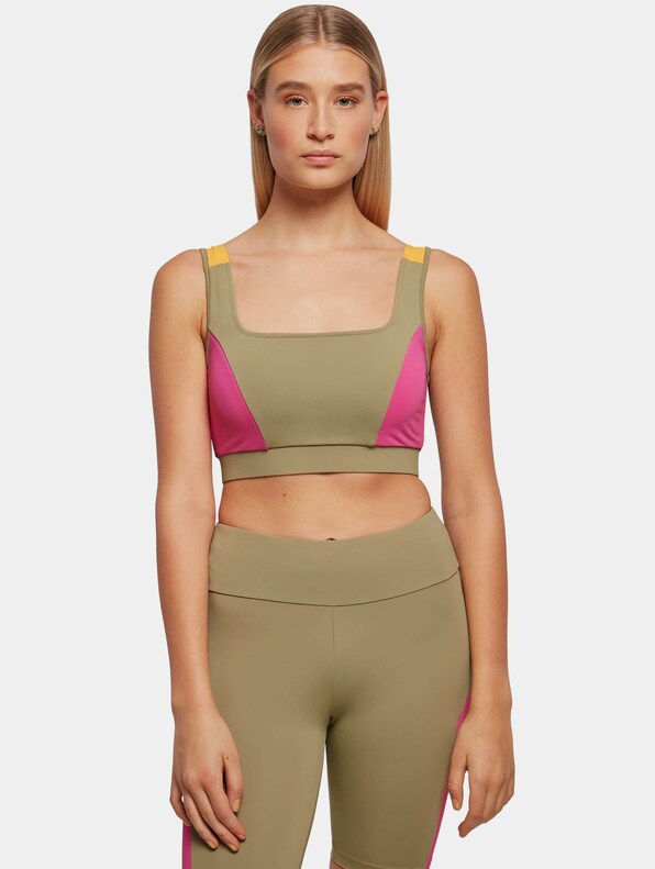 Ladies Color Block Bra -3