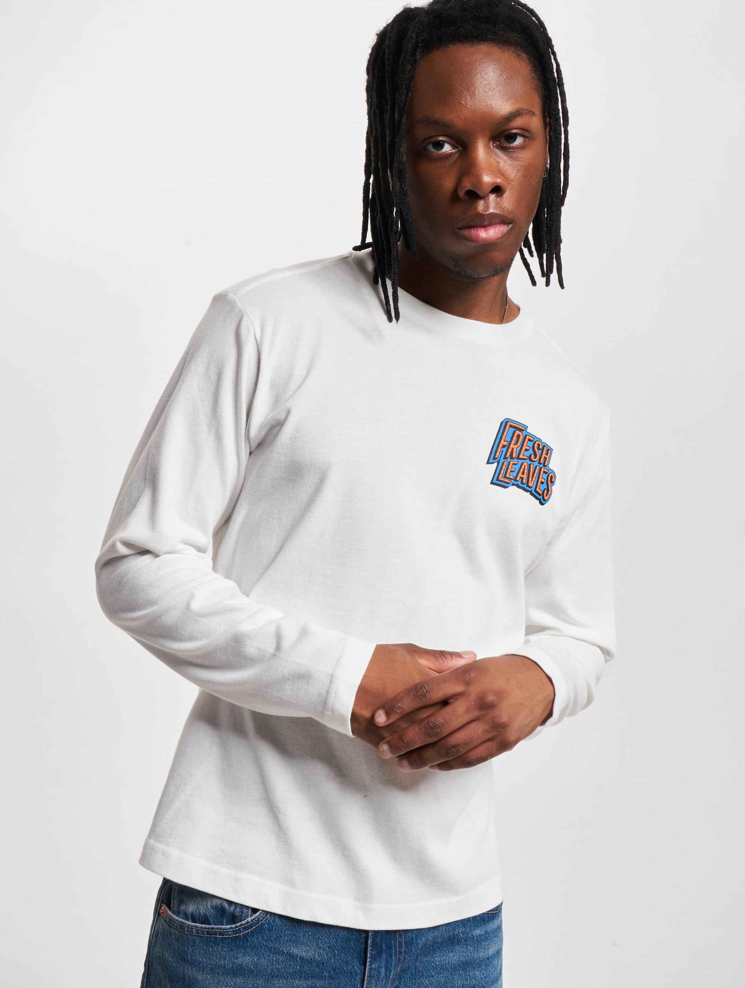 Levis white long clearance sleeve t shirt