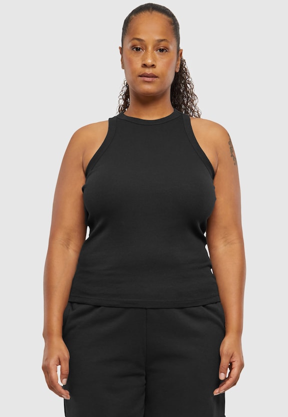 Ladies Racer Back Rib Top-9