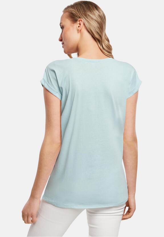 Ladies Pretty Flowers - Extended Shoulder-1
