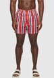 Retro Striped Swim Shorts-0
