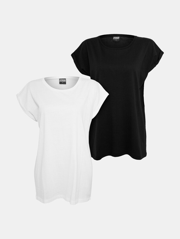 Ladies Extended Shoulder Tee 2-Pack-3