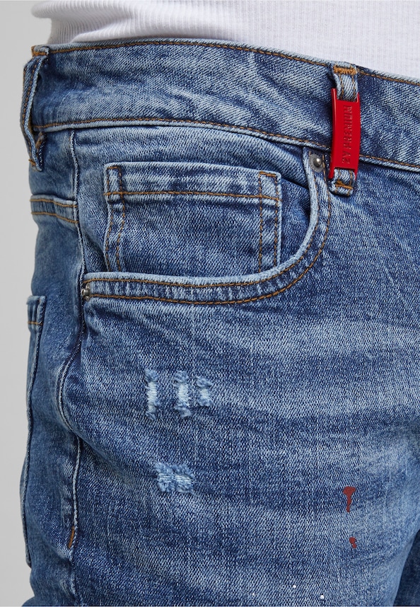 JULIO RIPPED SLIM FIT JEANS-5