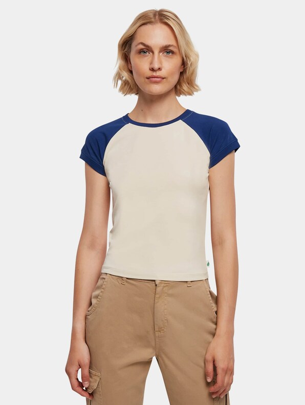 Ladies Organic Stretch Short Retro Baseball-4