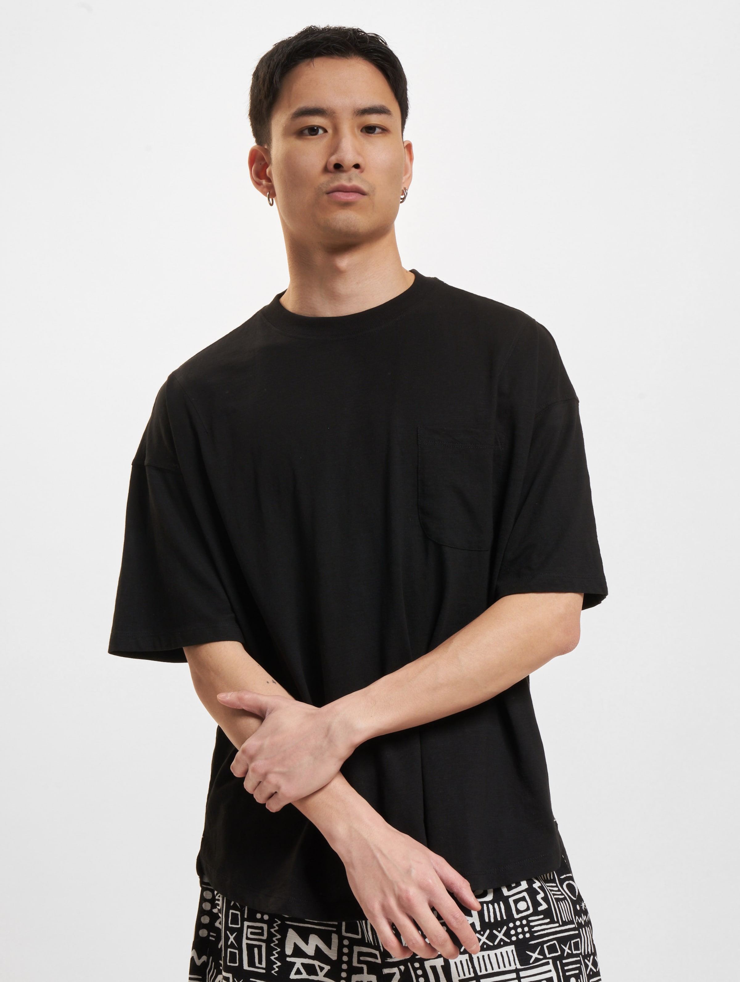 Redefined Rebel Toke T-Shirts Mannen op kleur zwart, Maat S