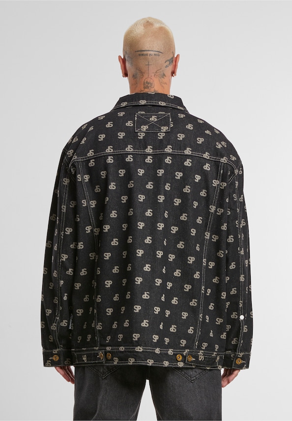 Southpole Bleched AOP Denim Jacket-1