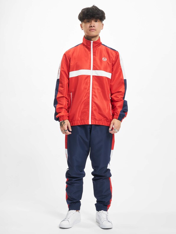 Sergio Tacchini Ginnico Tracksuit Navy/Adrenaline-10