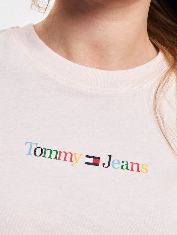 Tommy Jeans Reg Color Serif Linear T-Shirt-3