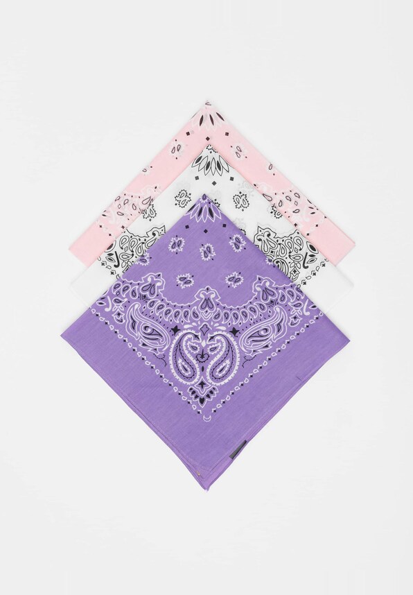 Multicolor Bandana 3-Pack -0