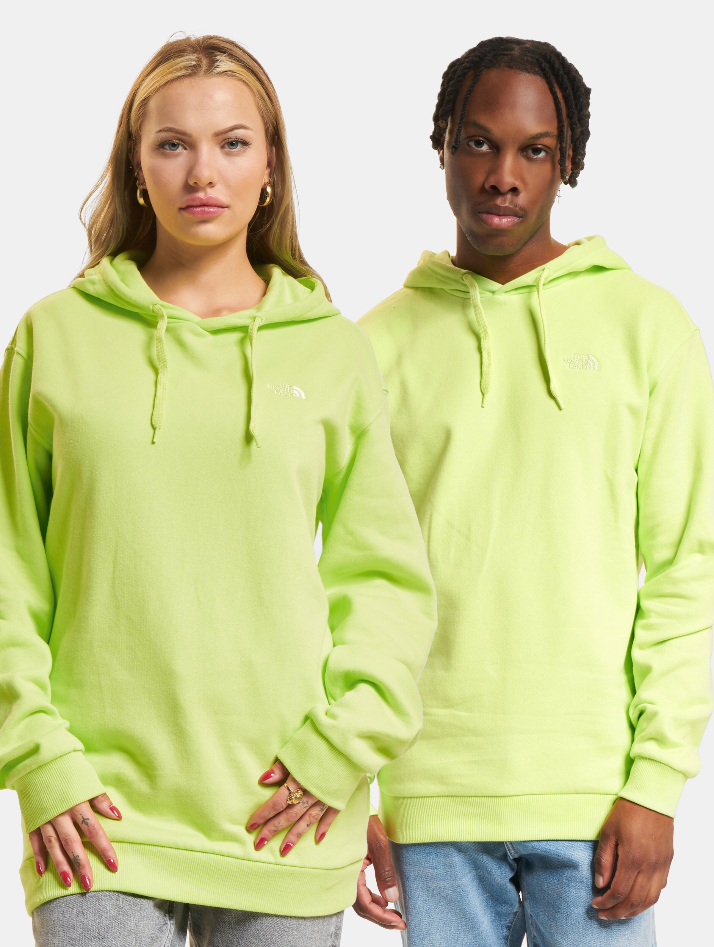 The North Face U Oversized Hoodie op kleur geel, Maat S