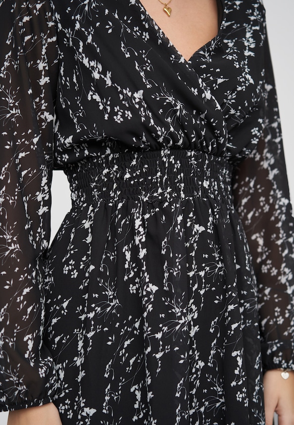 Longsleeve Dress with abstract print-5