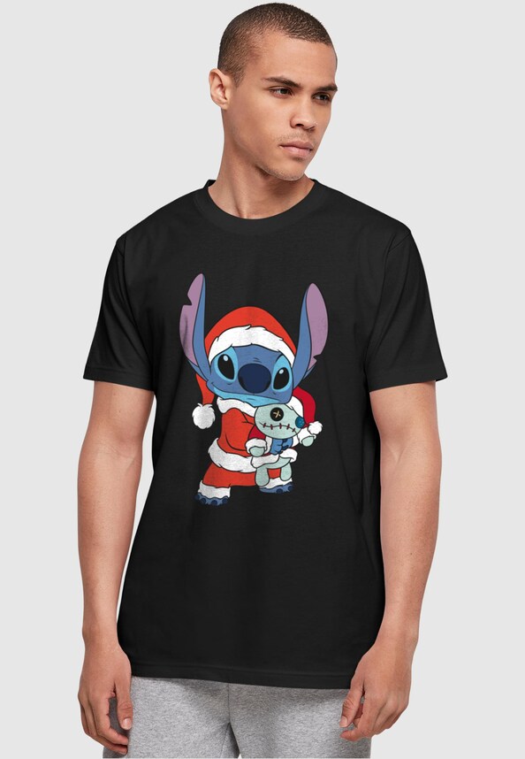 Lilo And Stitch - Christmas Basic T-Shirt-0