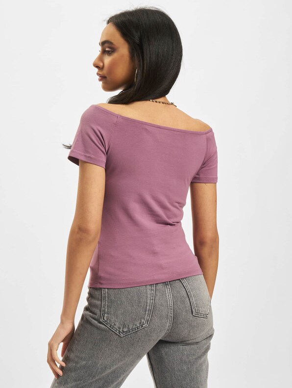 Small Signature Off Shoulder Crop -1