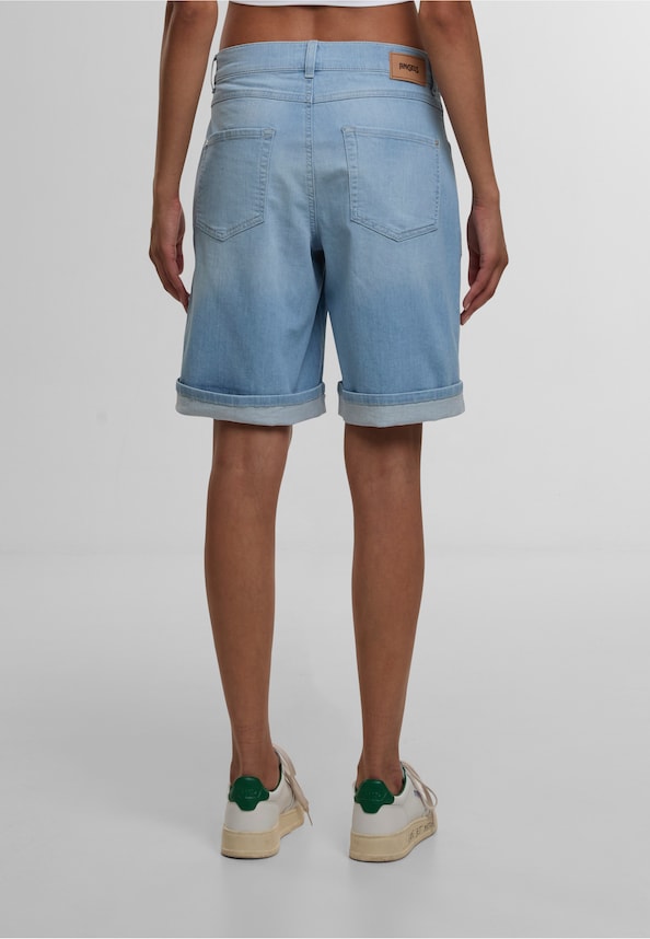 Wide Leg Short Modern Authentic light denim-1