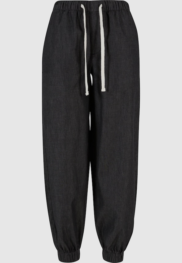 Ladies Light Denim Jogpants-4