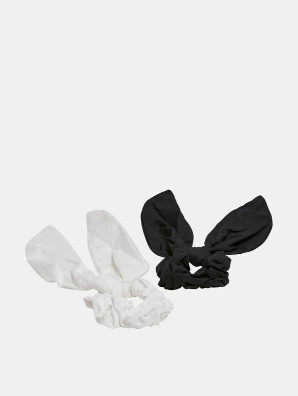 Scrunchies With XXL Bow 2-Pack-0