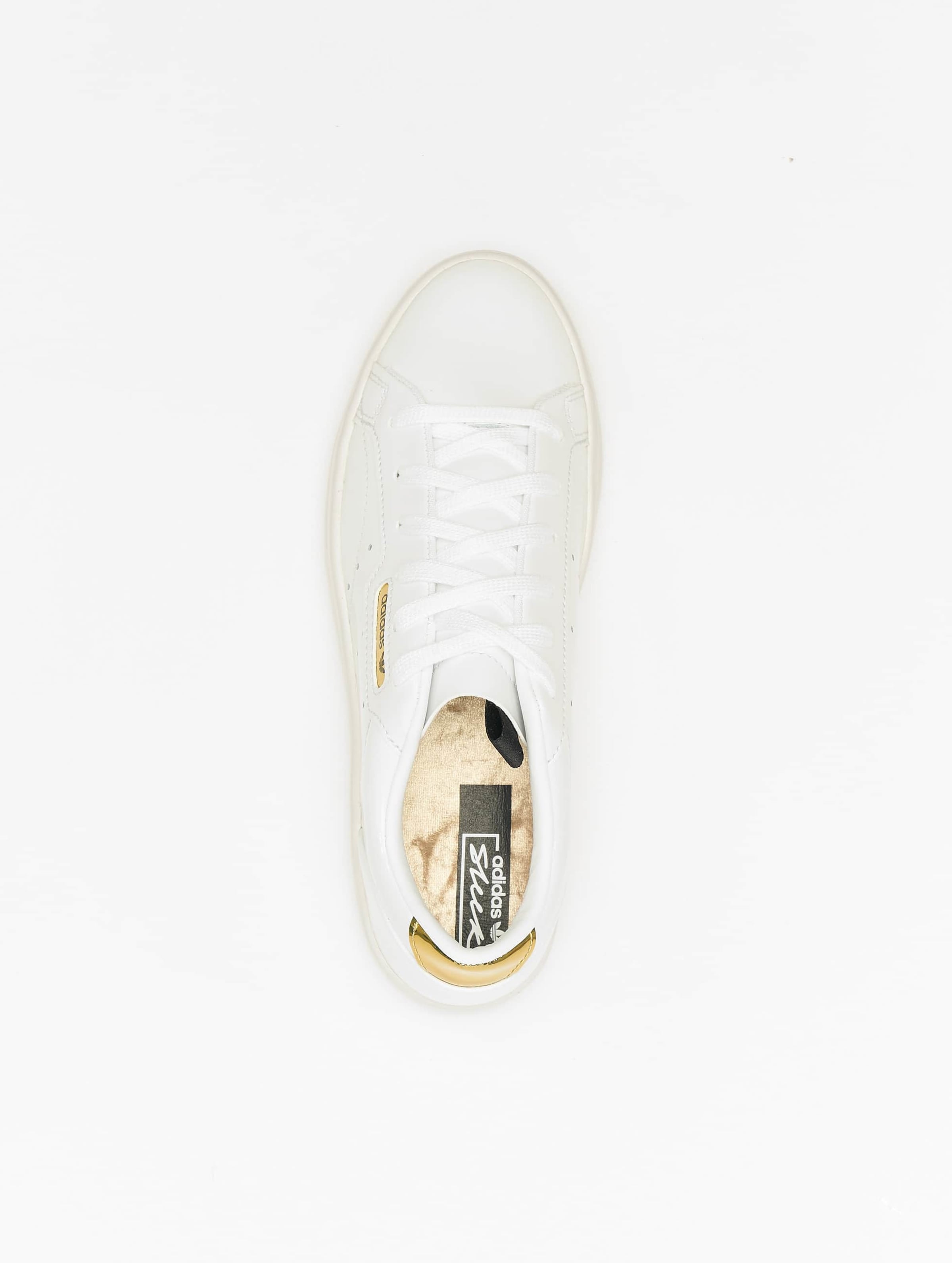 Adidas originals white sleek lo trainers best sale