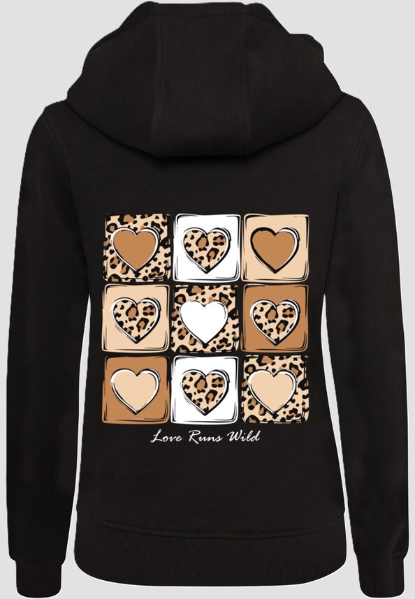 Ladies Love Runs Wild Heavy Hoody-3