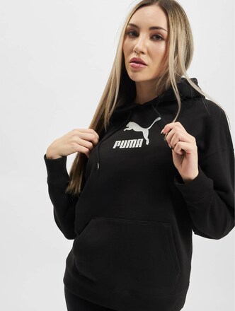 Puma Brand Love Metallic Logo Hoodie