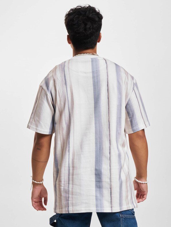 KM221-045-1 KK Small Signature Tie Dye Stripe Tee-1