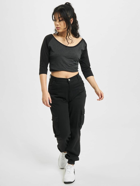 Ladies 3/4 Contrast-3