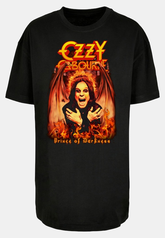 Ladies Ozzy Osbourne - Demon Wings Oversized Boyfriend Tee-4