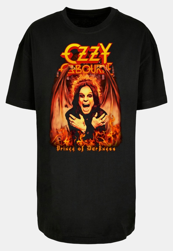 Ladies Ozzy Osbourne - Demon Wings Oversized Boyfriend Tee-4