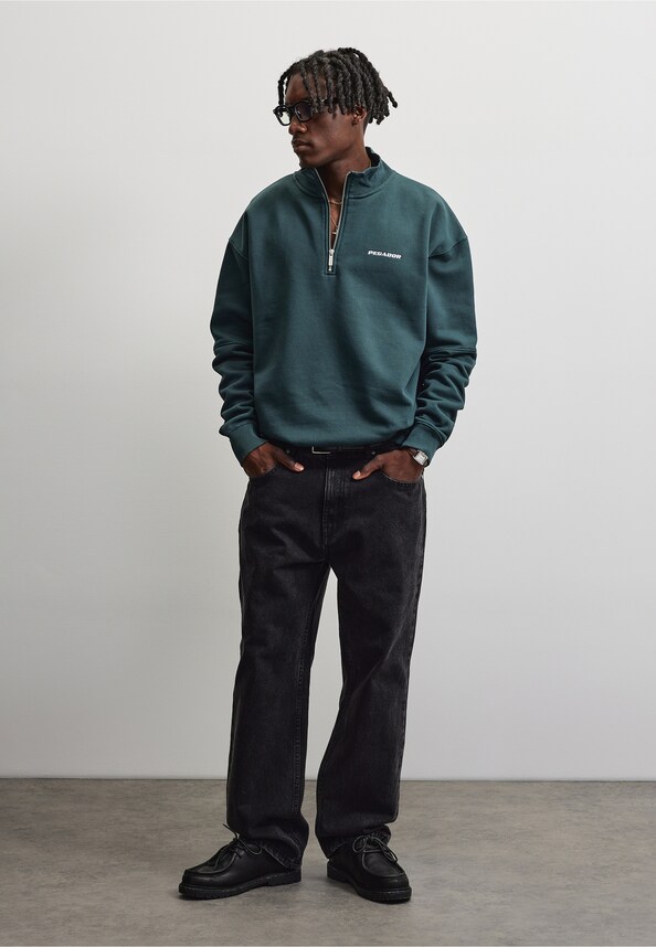 Logo Oversized Half Zip -4
